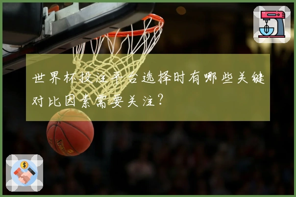 世界杯投注平台选择时有哪些关键对比因素需要关注？